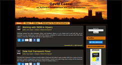 Desktop Screenshot of blog.davidcassel.net