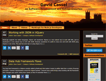 Tablet Screenshot of blog.davidcassel.net